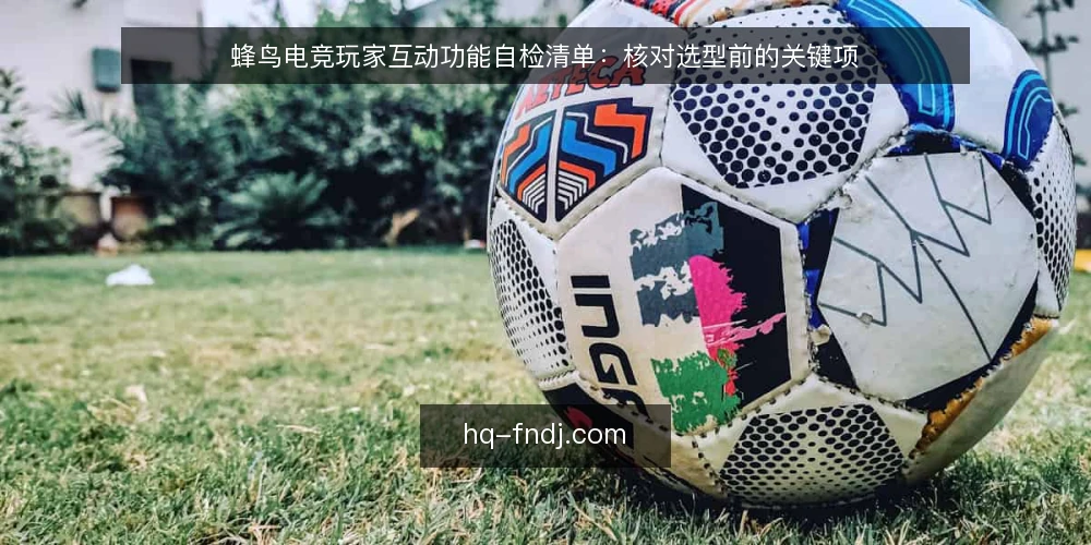 蜂鸟电竞玩家互动功能自检清单:核对选型前的关键项 — 选型前先明确互动需求的边界 配图